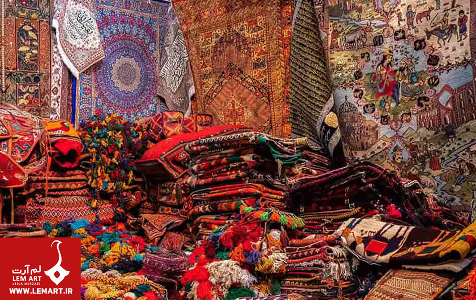 تفاوت رنگبندی گبه با قالی و گلیم