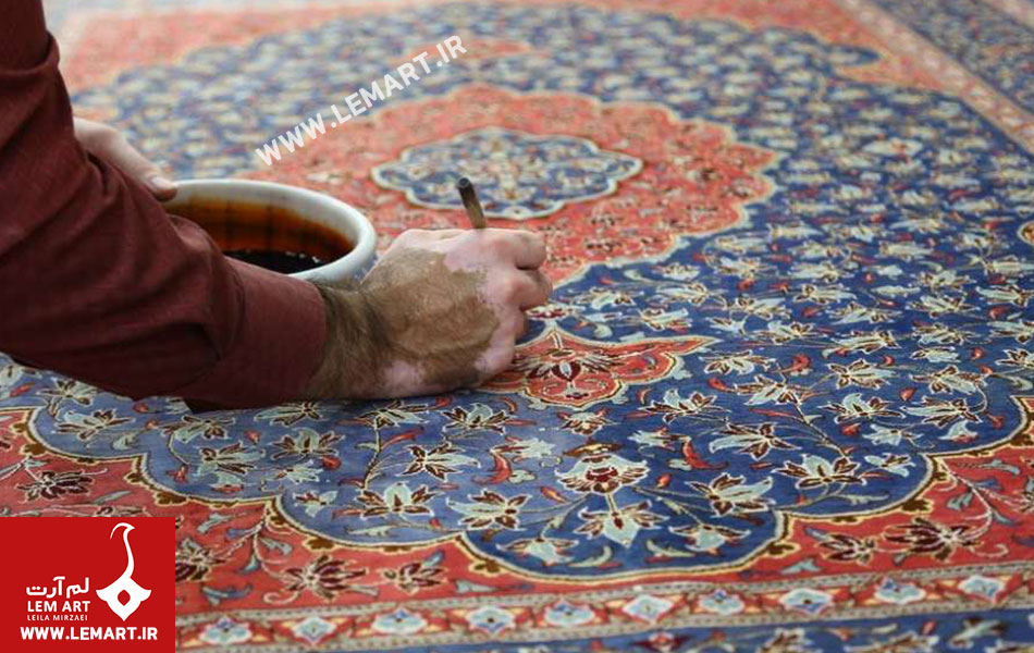 خاستگاه نقش ترنج | تاریخچه ترنج | پیشینه ترنج قالی