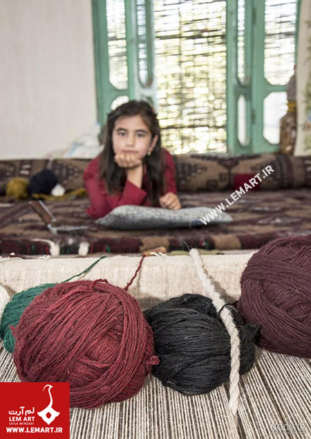 مواد اولیه فرش های روستایی
