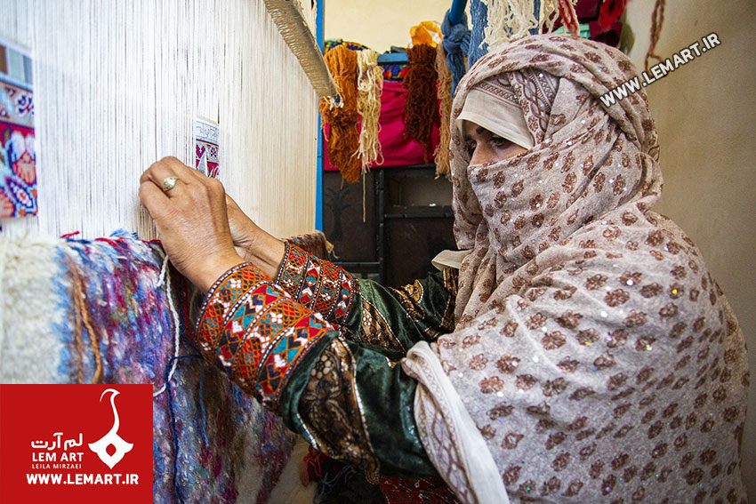 رنگ قالی های روستایی