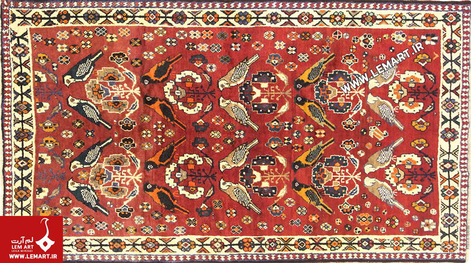 نقوش جانوری فرش های روستایی