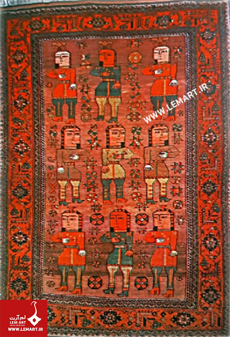 قالی نُه زن کرد قوچان