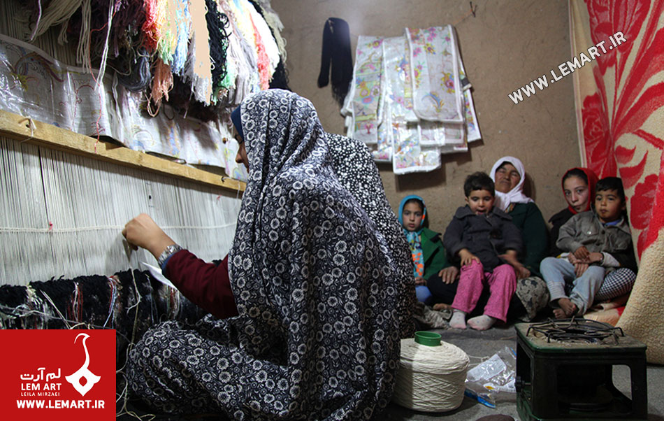 نقوش فرش روستایی