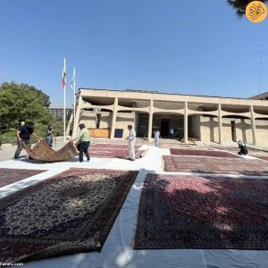 11 | هوادهی فرش های موزه فرش تهران زیر آفتاب داغ فرش های موزه تهران 10 | هوادهی فرش های موزه فرش تهران زیر آفتاب داغ