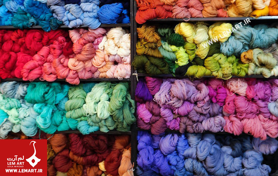 الیاف قالی ایرانی