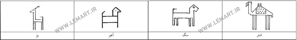 نقوش حیوانی در قالی سیستان
