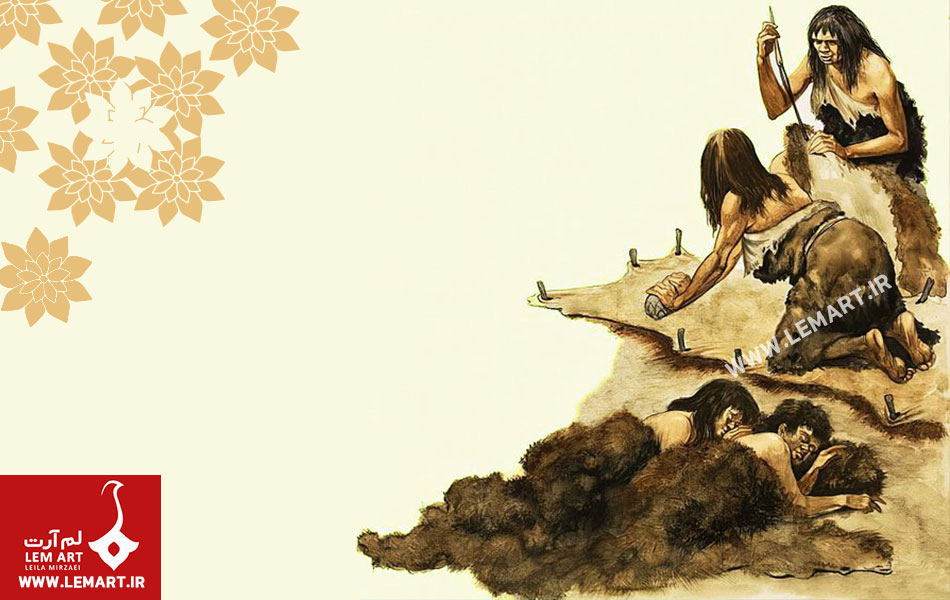 زیر انداز انسان های اولیه ایران