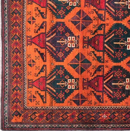 طبیعت در قالی سیستان