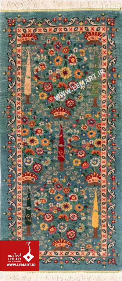 نقش درخت در قالی بختیاری