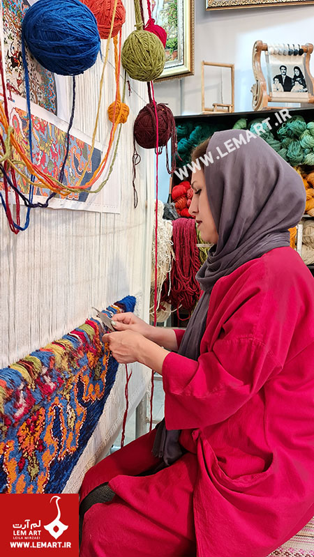 گره فرش دستباف