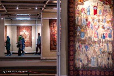 نمایش فرش‌های عشایری ایران 21 | افتتاح نخستین جشنواره فرش‌های عشایری ایران