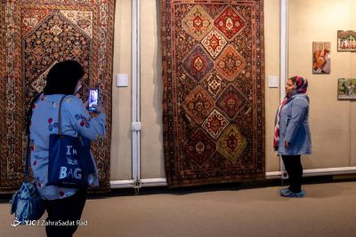 نمایش فرش‌های عشایری ایران 23 | افتتاح نخستین جشنواره فرش‌های عشایری ایران