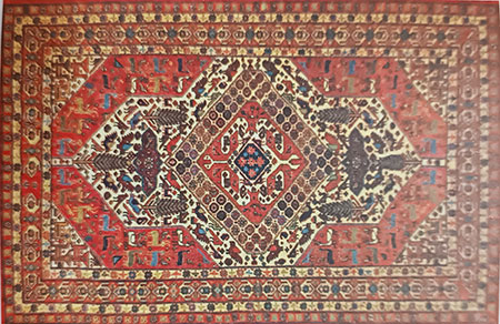 2 | طرح های قالی عشایری و ایلاتی قالی بی بی باف