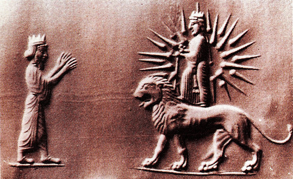 3 | نقش نمود اساطیری شیر در دست بافتها و قالیهای ایرانی بانو آناهیتا و شیر و خورشید | نقش نمود اساطیری شیر در دست بافتها و قالیهای ایرانی