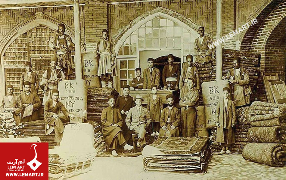 صادرات فرش قاجار