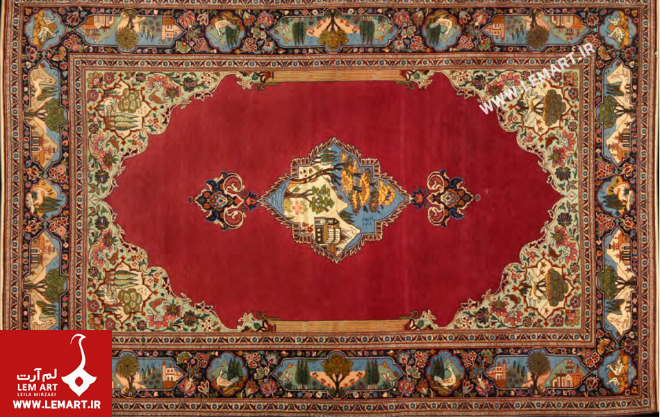 طرح های قالی قاجار