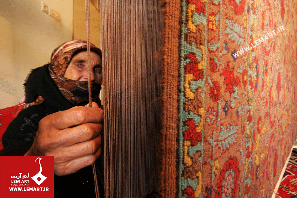 فرش دستباف ایرانی | فواید قالیبافی سالمندان