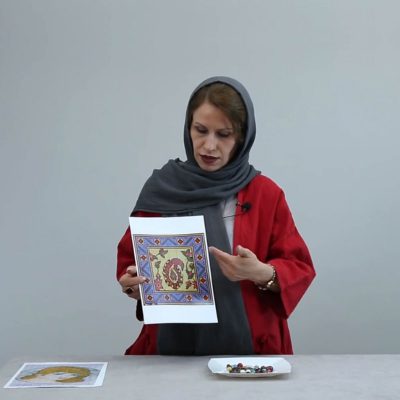 نخ و نقشه فرش مرصع